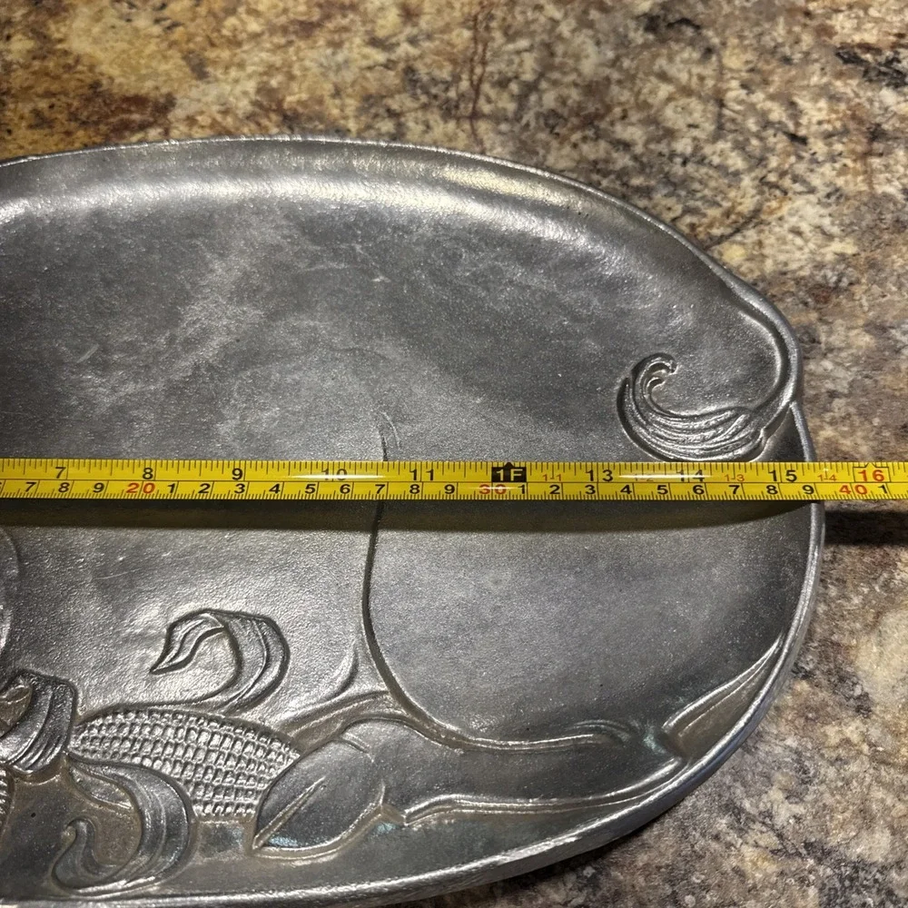 Vintage Sexton 945 Cast Aluminum Pig Serving Platter Tray Farmhouse Decor 16